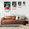 thumbnail image 5 of Santa Surprise Gift Bulldog Merry Cheerful Christmas Vertical Matte Canvas Poster Dog Lover Gifts Idea Wall Art Home Decor - 12021, 5 of 5