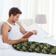 thumbnail image 5 of Fotbe Light Green Excavator Pantalones de Pijama para Hombre, Pantalones de Dormir, Pantalones de Casa con Cintura Ajustable y Bolsillos-Large, 5 of 6