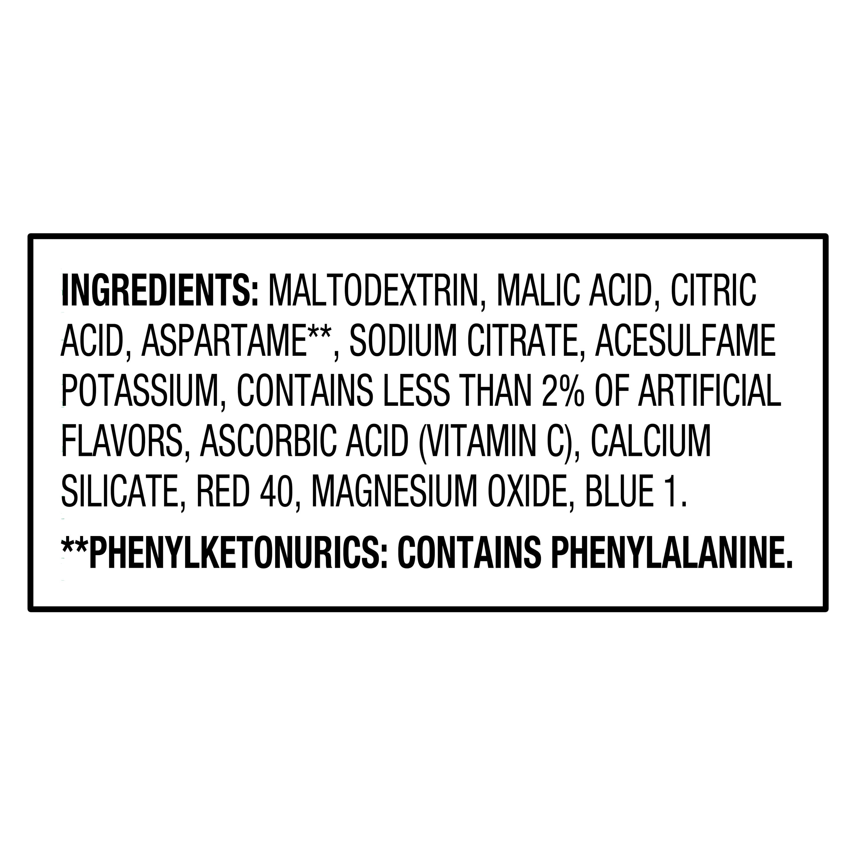 Great Value Sugar-Free Grape Drink Mix Powder, 1.9 oz, 6 Count