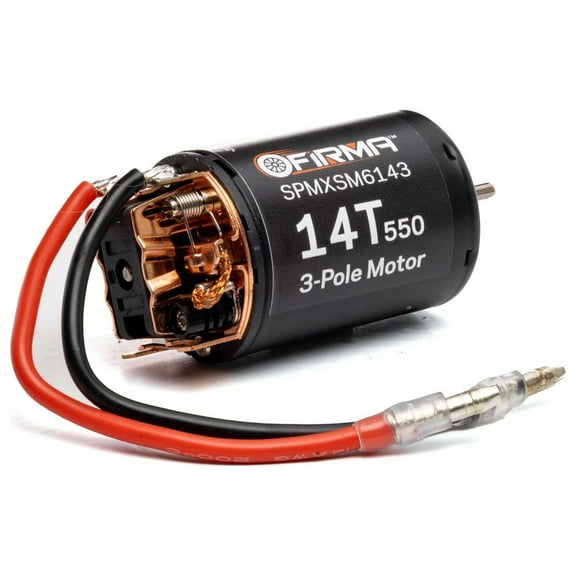 Spektrum Accessories Firma 14T Rebuildable 550 3 Pole Brushed Motor SPMXSM6143