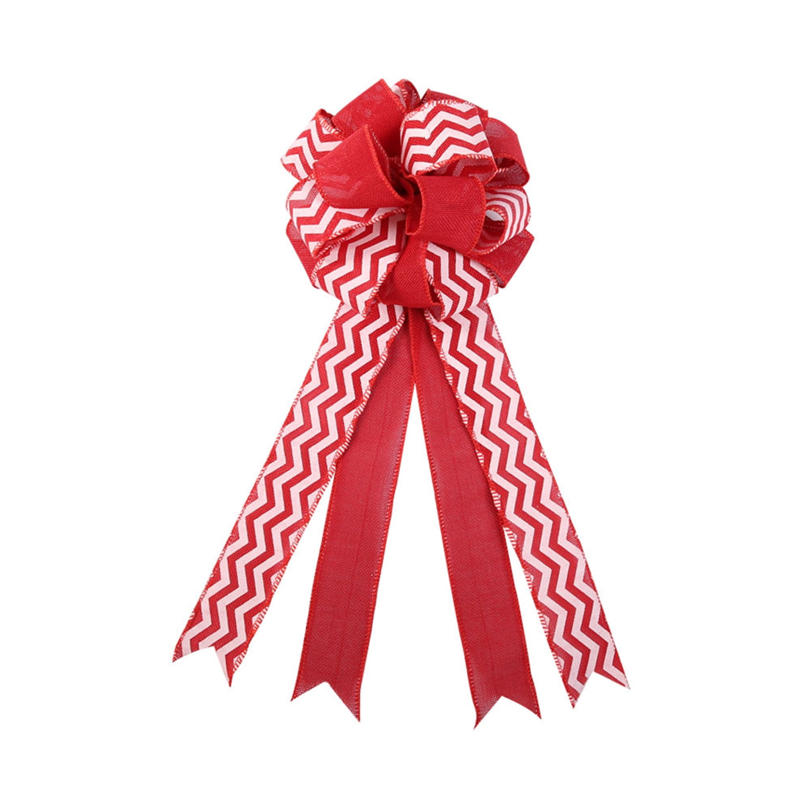 HGYCPP Christmas Tree Topper Bow Red Topper Bow Decoration for Indoor