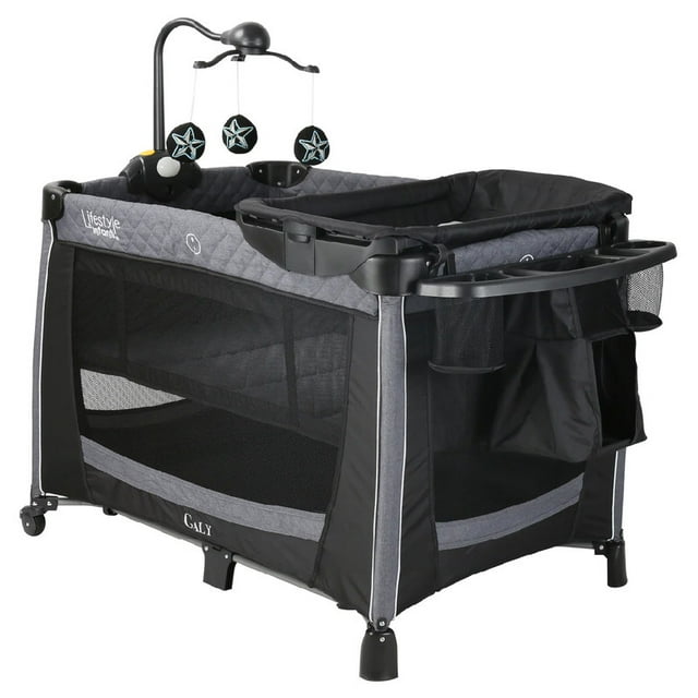 Cuna Corral Infanti Lujo Galy Black