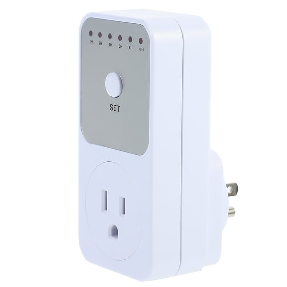 Shisuyan 1-10 Hour Timing Adjustable Mechanical Outlet Timer Power Saving Socket US Plug