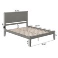 thumbnail image 6 of AFI Nantucket King Solid Wood Platform Bed, Grey, 6 of 7