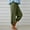 Army Green, variant on Womens Plus Summer Casual Loose Cotton And Linen Pocket Solid Trousers Pants