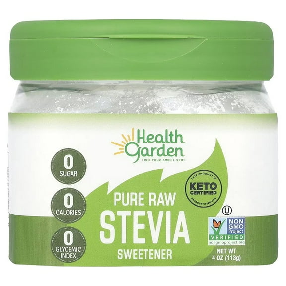 Health Garden Pure Raw Stevia 4 oz