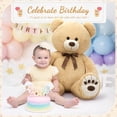 thumbnail image 4 of Oso de peluche gigante Tezituor, color crema, 130 cm, 4 of 6