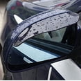 thumbnail image 3 of Car Two-Piece Smoked Black Mirror Rain Cover Smoke Cover - Clear Suction Card (2 Pieces), 3 of 5