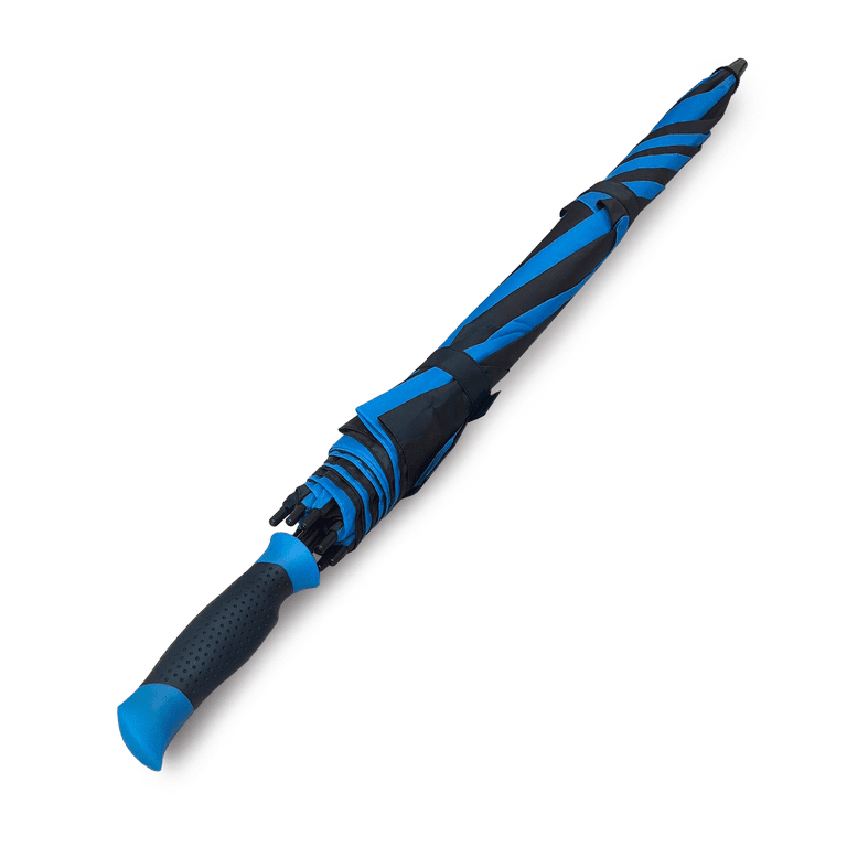 Weather Station Deluxe Two-Person Rain Umbrella, Blue photo 2