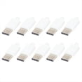 thumbnail image 2 of 10 Piezas Tipo C USB3.1 3A Conectores USB de Carga RáPida Macho Jack Enchufe Trasero Terminales EléCtricos Soldadura DIY Cable de Datos, 2 of 5