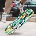 thumbnail image 4 of Skateboards for Beginners Seamless tropical flower leaf 31"x8" Maple Double Kick Concave Boards Complete Skateboards Outdoor for Adults family friends Gifts, 4 of 5