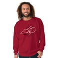 thumbnail image 5 of See You At The Top Kentucky Mountains Sweatshirt for Men or Women Brisco Brands S, 5 of 6