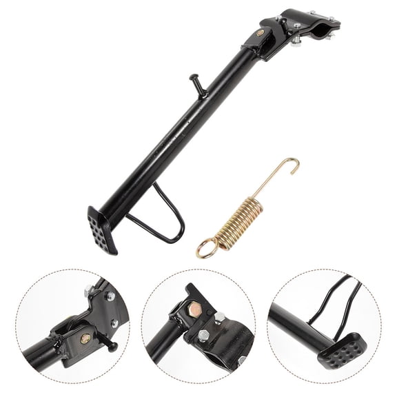 HOMEMAXS  Motorcycle Kickstand Replacement Electric Scooter Support Black