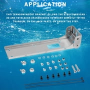 For StructureScan 3D HD TotalScan Transducer 000-12603-001 Transom Mount Bracket