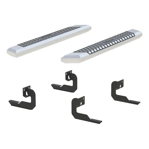 ARIES 2555007 AdvantEDGE Chrome Aluminum 53-Inch Truck Running Boards, Select Ford F-150