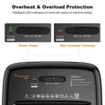 thumbnail image 5 of Bonsaii Paper Shredder C206-H 12-Sheet Cross Cut Paper Shredder with 4-Gallon Pullout Bin, 5 of 8