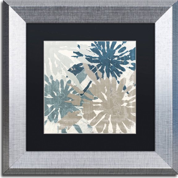 Trademark Fine Art "Beach Curry IV" Canvas Art by Color Bakery, Black Matte, Silver Frame