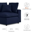 thumbnail image 2 of Modway Commix Sunbrella® Outdoor Patio Corner Chair in Navy, 2 of 8