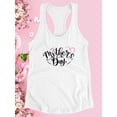 thumbnail image 3 of Mothers Day Cute Text Heart Racerback Tank Women -Image by Shutterstock, Female x-Small, 3 of 4