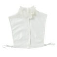 thumbnail image 1 of Blusa de media camisa con cuello desmontable y cuello falso para mujeres y niñas Collar, 1 of 9