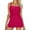 2-Red, variant on BUIgtTklOP Tankini Swimsuits for Women，Women Vintage Tummy Control Two Piece Tankini Swimsuits Swimdress Push up Swimwear Bathing Suits