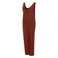 thumbnail image 5 of Baberdicy Women's Pants Women's Loose Long Sleeveless Jumpsuit Overalls Trousers Casual Pants, Pants Sweatpants Women Brown, 5 of 7
