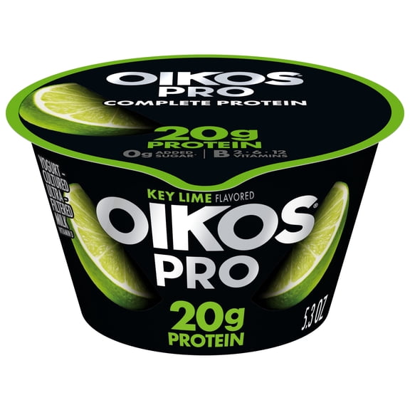 Oikos Pro 20g Protein, Key Lime Yogurt-Cultured Ultra-Filtered Milk Product Cup, 5.3 oz
