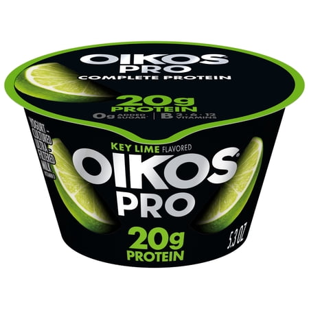 Oikos Pro 20g Protein, Key Lime Yogurt-Cultured Ultra-Filtered Milk Product Cup, 5.3 oz