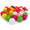 Multicolored, variant on RYLZX 50 Pack Practice Golf Balls, 42mm Plastic Golf Balls, Practice Golf Balls for Backyard, Training Golf Balls for Swing Practice-colorful