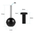 thumbnail image 2 of Adapter, Adjustable Screw, Durable Removable, for Camera Underwer Diving Fixed Mount for Fill Light Bracket Parts , M5 Adapter Black, 2 of 8
