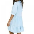 thumbnail image 3 of POINTERTECK Robe d'Été pour Femmes / Robes d'Été pour Femmes / Robes d'Été Blanches Robes d'Été de Grande Taille Robes de Plage pour Femmes Robes d'Été Décontractées pour Femmes 2021 Wrap V Cou Imprimé R, 3 of 7