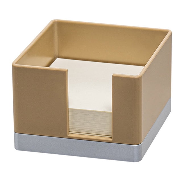 EIMELI 1 Pcs Storage Box Large Capacity Smooth Writing Plastic Portable Stationery Sticky Notes Cube Holder School Supplies