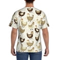 thumbnail image 2 of Rocae Chicken Cartoon for Men's Moisture-Wicking Crew Tee - T-Shirt for Sports, Outdoor Activities, and Casual WearMedium, 2 of 9