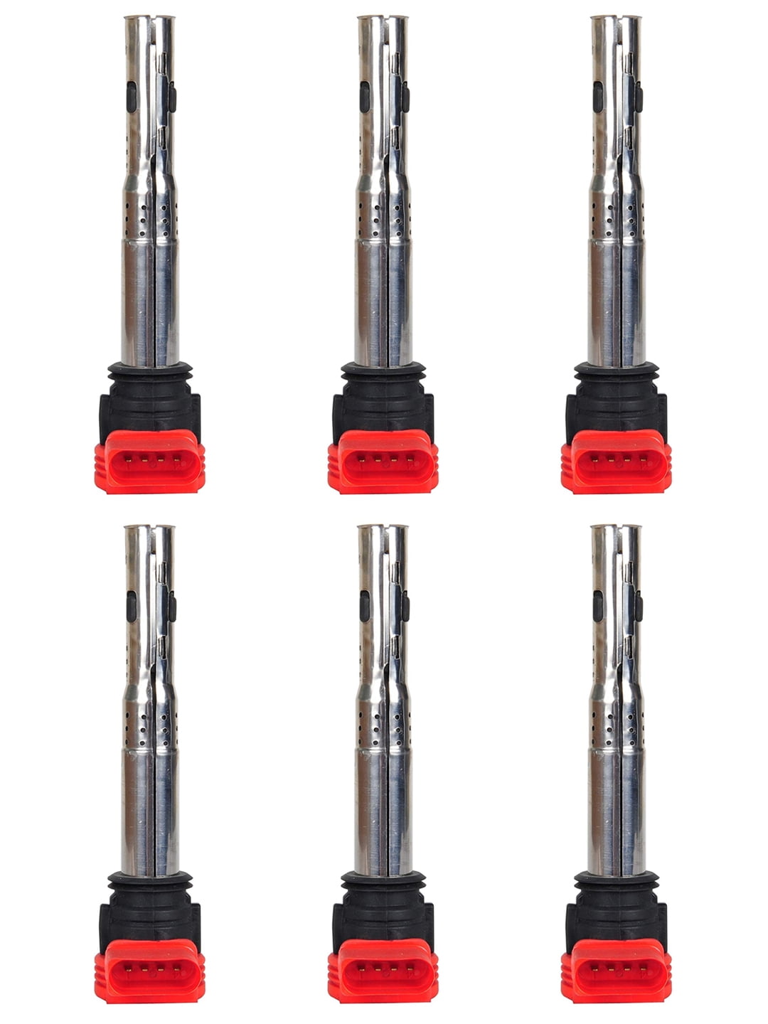 Set of 6 Ignition Coils Compatible with 2005 2006 Audi A6 Quattro 3.0L