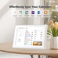 thumbnail image 5 of 10.1 Inch Smart Digital Calendar Planner & Chore Chart, IPS HD Touchscreen Interactive Display for Family Schedules, Desk Stand Included - Share Photos/Videos, 5 of 5