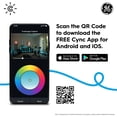 thumbnail image 7 of GE CYNC Smart LED Light Bulbs, Soft White, Bluetooth and Wi-Fi Enabled, A19 Bulbs, 2pk, 7 of 7
