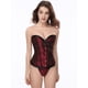 thumbnail image 4 of Top moldeador de cuerpo con estampado retro, top de tubo que moldea la cintura abdominal, corsé Palace Corset Europa y América, 4 of 5