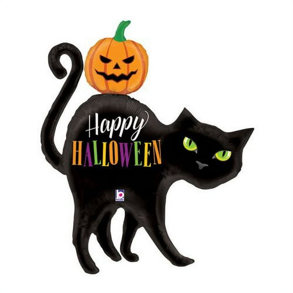 Burton & Burton 44" Halloween Black Cat Balloon