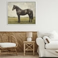 thumbnail image 2 of Stupell Industries Espresso Horse Portrait White Framed Giclee Art design by Petal Prints Design, 24 x 30, 2 of 8