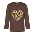 thumbnail image 3 of HaoXianJian Valentines Day Sweatshirt Mens Cute Leopard Love Heart Sweatshirt Valentines Shirt Casual Valentines Gifts Plus Size 2X 3X 5X, 3 of 3