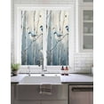 thumbnail image 2 of Window Privacy Film Vintage Oil Painting Forest Stained Glass Window Film Decorative Sun Block Window Cover Vintage Birds Branches Window Clings Static Adhesive Sticker for Bathroom 19.6"x39.3", 2 of 6