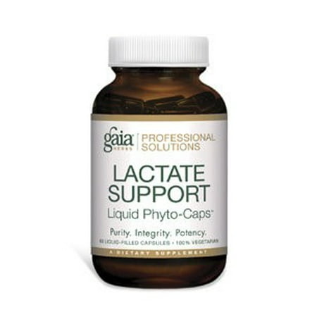 Gaia Herbs Lactate Support, Vegetarian Liquid Phyto-Capsules, 60