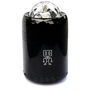 G-tekpros Portable Bluetooth Speaker with LED Lighting, Black, BS07