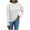 White, variant on XuJwPNcy Women's Ribbed Knit Sweater Fall Pullover Blouses Casual Long Sleeve Tops Crew Neck Stretch Sweater
