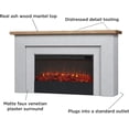 thumbnail image 3 of Real Flame Malie 68" Landscape Electric Fireplace in Venetian Gray, 3 of 9