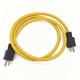 thumbnail image 1 of Cable de Extensión Largo Al Aire Libre: Cable de Conversión de Potencia Rv Amarillo Estándar Americano de Enchufe de Tres Núcleos, Cobre Pesado, Pvc Retardante de Llama, Cable de Extensión de Potencia, 1 of 1