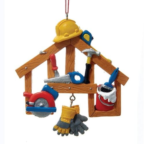 Kurt Adler Painted Construction Tools Ornament