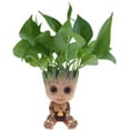 thumbnail image 1 of Macetero decorativo con orificio de drenaje en forma de Baby Groot de la película Guardianes de la Galaxia, 1 of 5