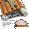 thumbnail image 4 of Drawstring Backpack Ball Sport Ground Bag Sports Backpack Professional Baseball Grand Arena In The Night 14x16.9 Inch, 4 of 6
