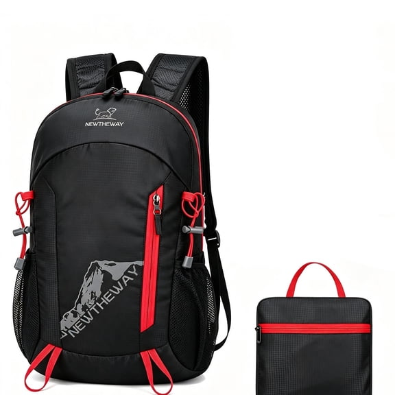 Foldable Waterproof Camping Backpack 35L; Lightweight Hiking Daypack; Packable Outdoor Backpack for Men, Women, Travel, and Camping